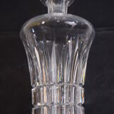 Ancient carafe with its cut crystal bouchon
