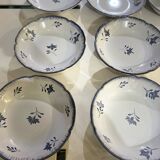 Nidervillier plate sets, Perine model, soup plates