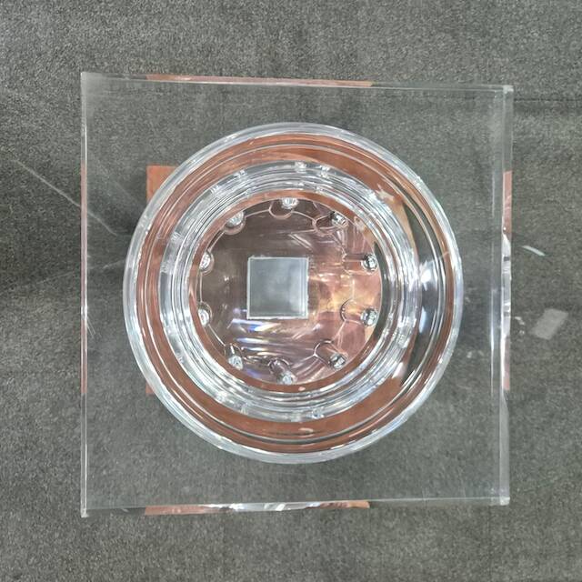 Dinning table by fabianart with 2 doric columns marble & acrylic - italy 1980's