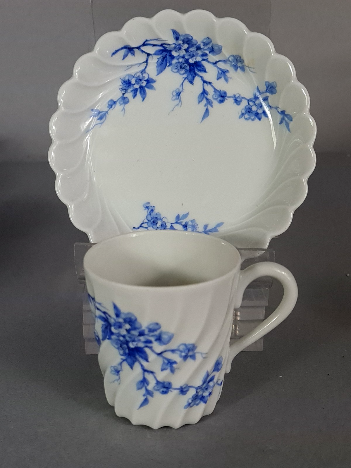 Complete coffee service for 6 people, Haviland Limoges porcelain C649 S