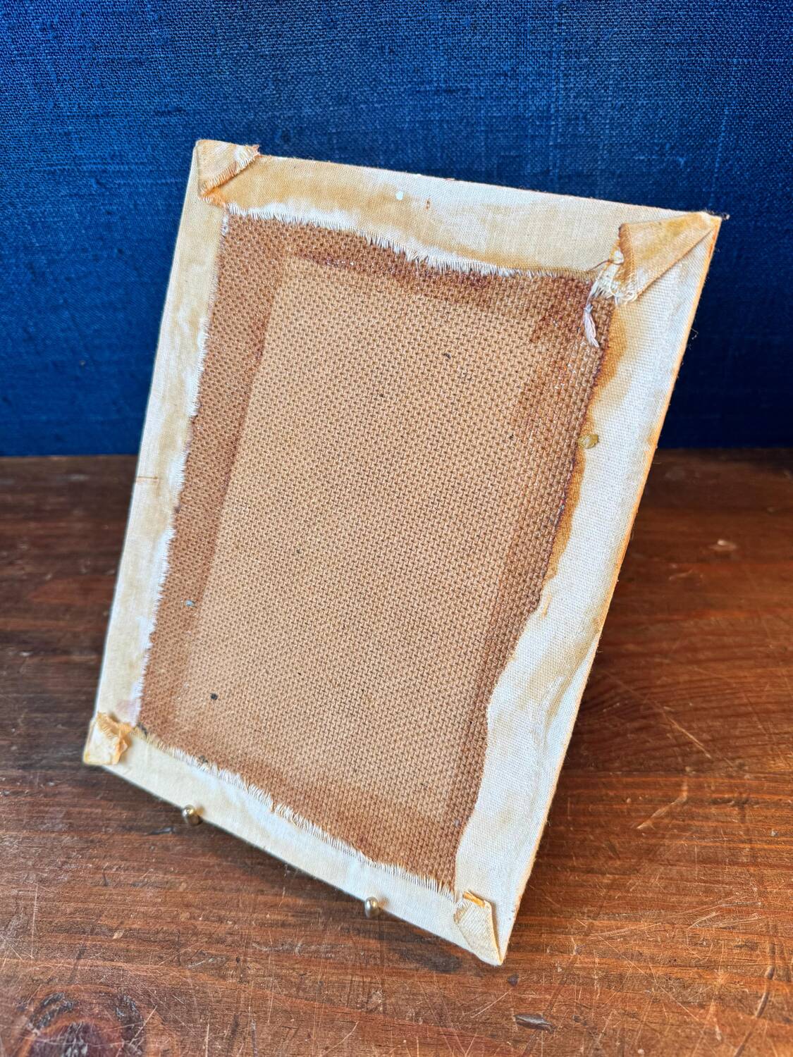 Marine watercolor of Honfleur by Francis Kuhlen, mid-20th century