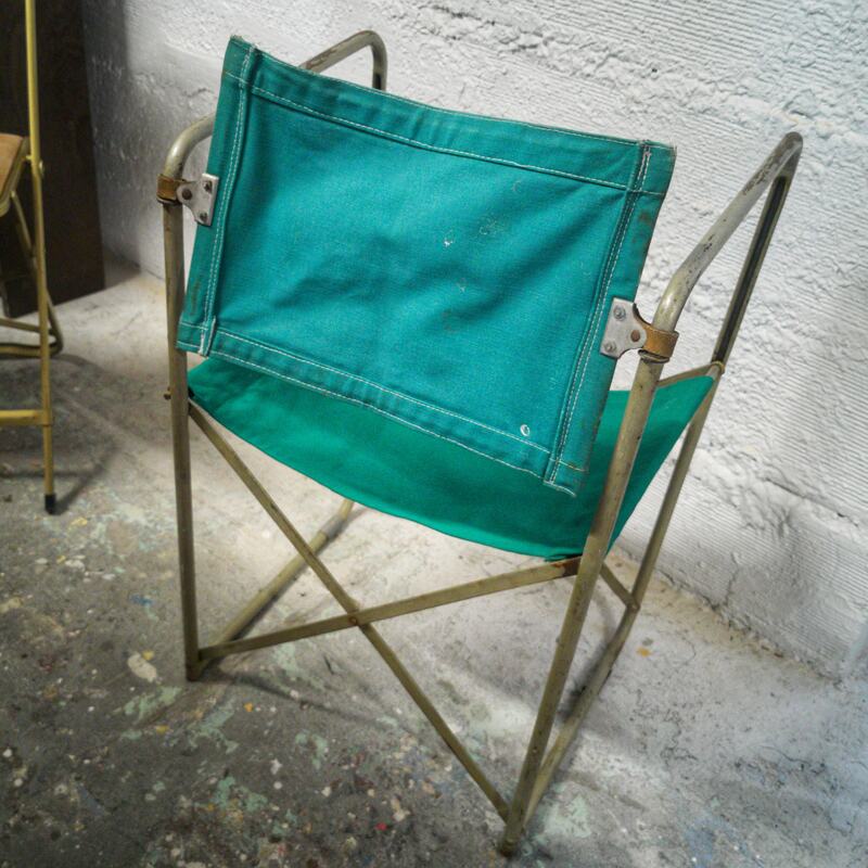 Camping seat "Kiss Ply" by Jacques Hitier for Tubauto