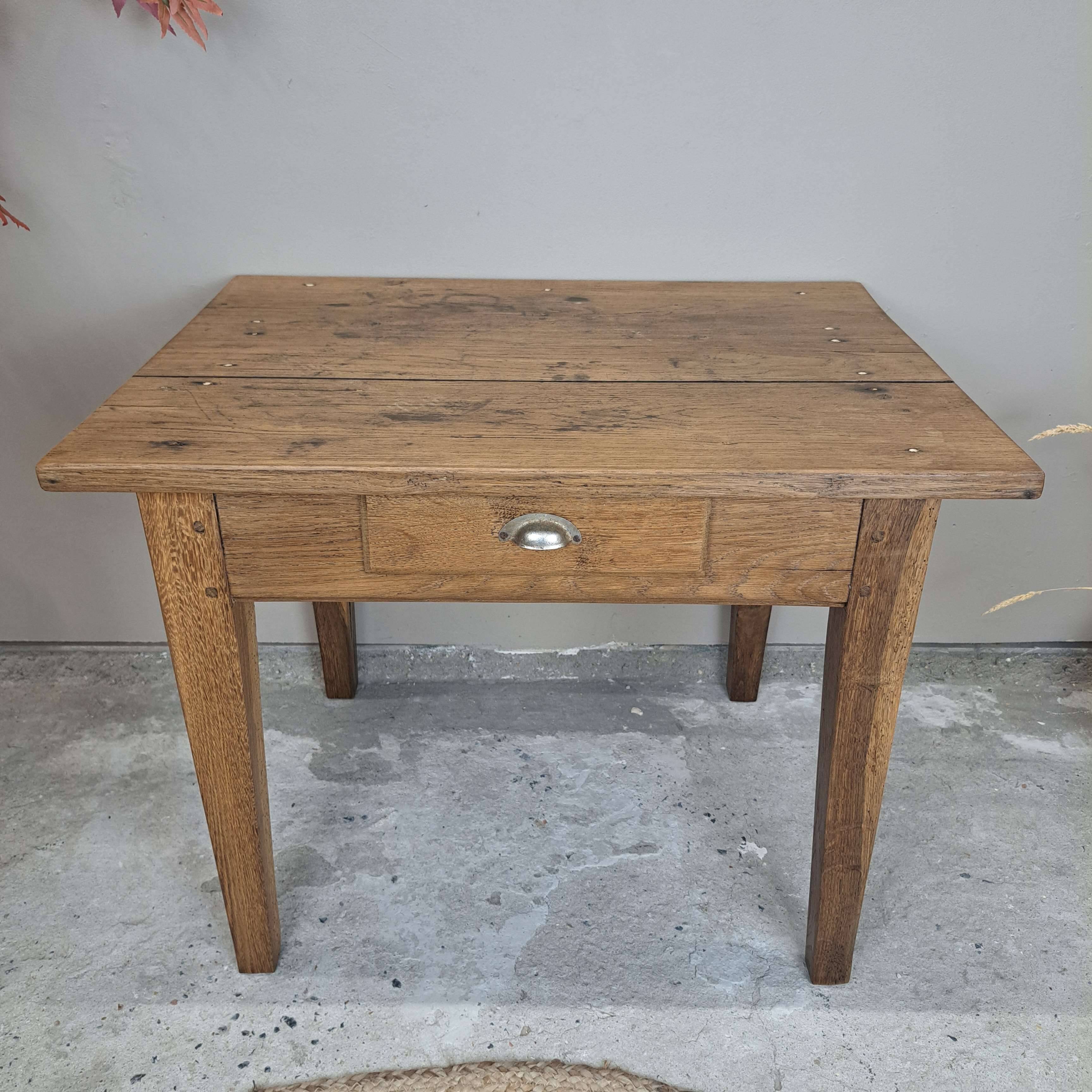 Small wooden table