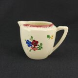 3-piece coffee service in Digoin earthenware with a flower decoration.