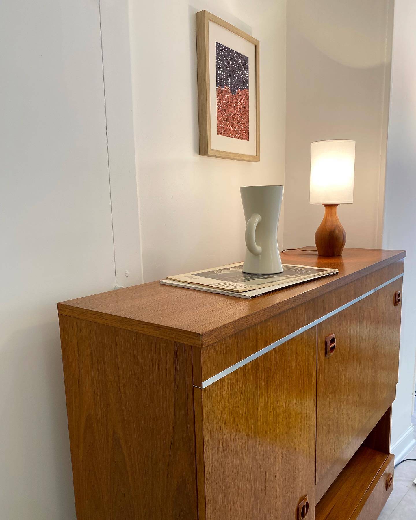 Vintage teak storage unit 1960s