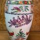 Large Chinese porcelain vase – Red rooster decoration – Asian art – H