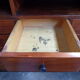 Armoire d’apothicaire en acajou vintage