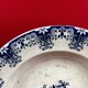 Large Deep Round Dish Decorated in Rouen Blue & White by Jules Vieillard 19th Century - 3