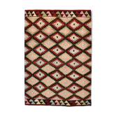 Tapis Kilim géométrique, 202x291Cm