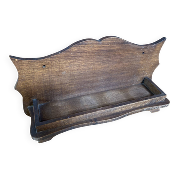 Etagère Ancienne Rangement Épices Bois Deco Cuisine Vintage #E521
