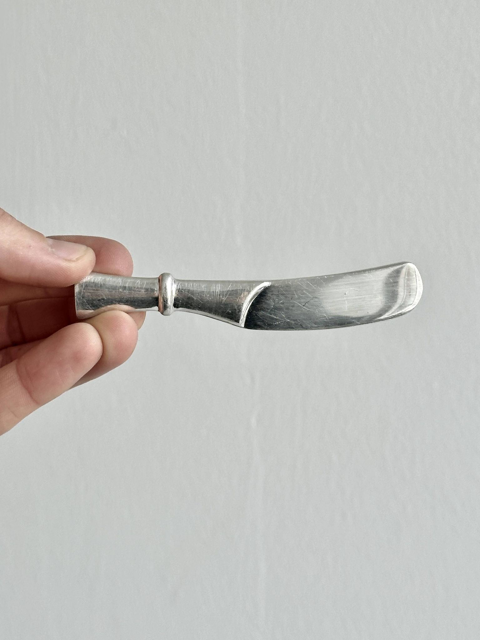 Petit couteau à beurre christofle en métal argenté