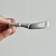 Petit couteau à beurre christofle en métal argenté