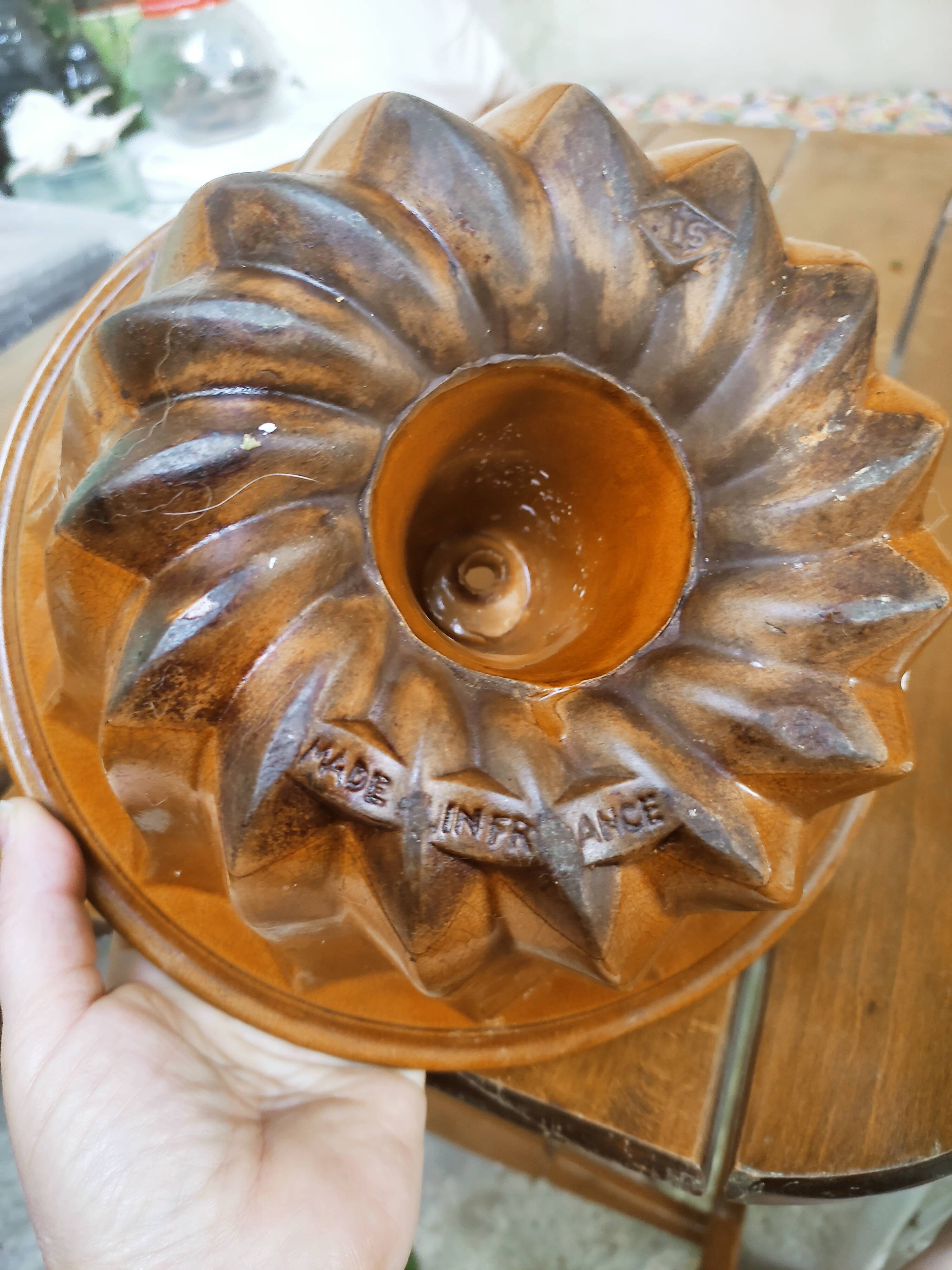 Brioche mold, terracotta kouglof