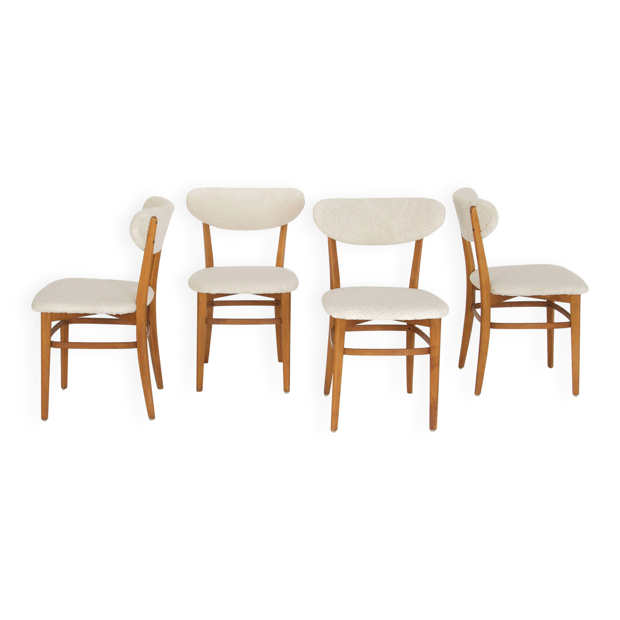 4 chaises de salle à manger de la série « Triva »