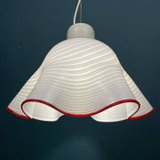 Murano glass Fazzoletto pendant, Italy, 1970s