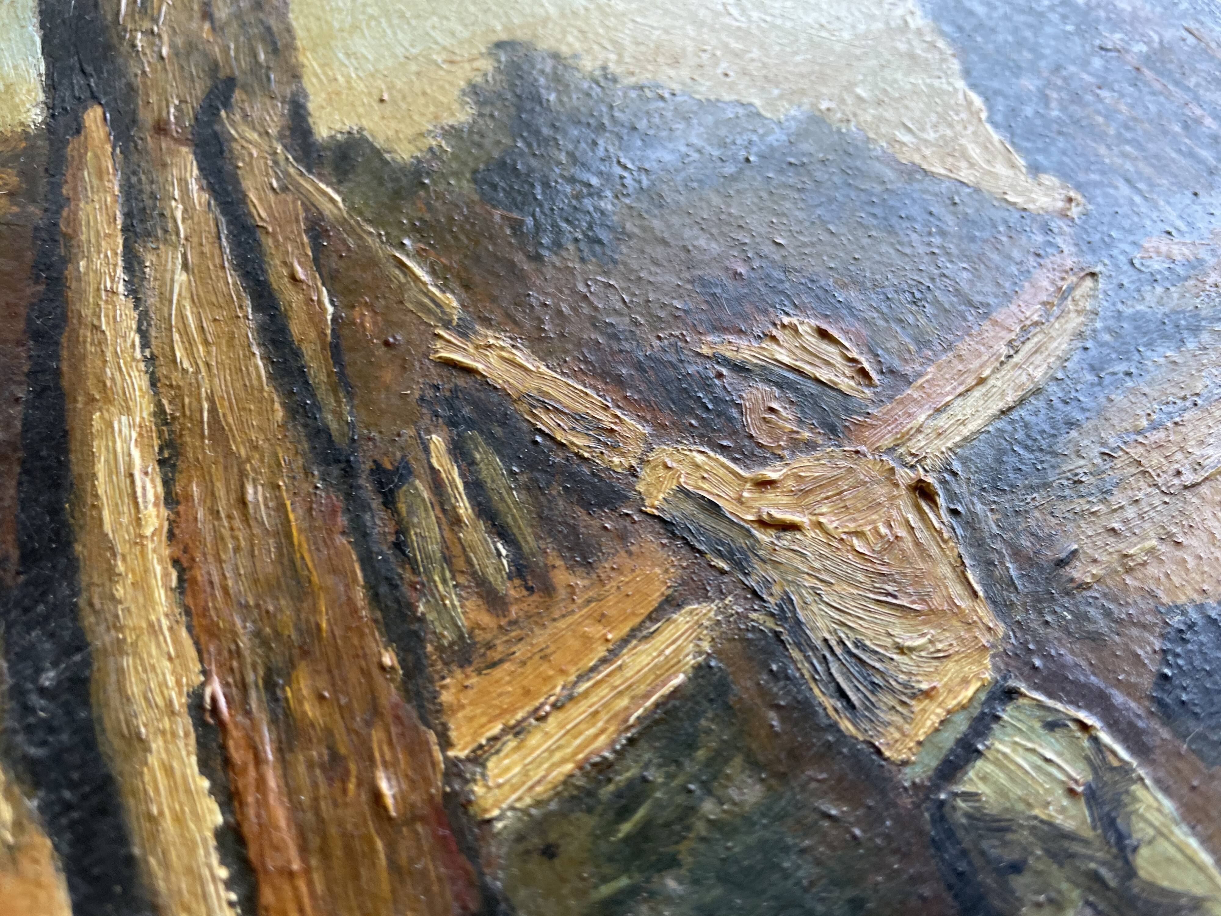 Painting signed M. Thomas, 1959