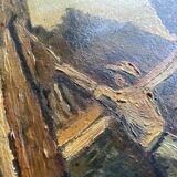 Painting signed M. Thomas, 1959