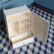 Armoire de toilette murale vintage en bois