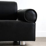 Canapé-lit Marzio Cecchi en cuir de buffle, Italie, années 1970.