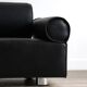 Marzio Cecchi sofa daybed in buffalo leather, Italy 1970s