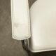 Chaise de bureau en cuir des années 80