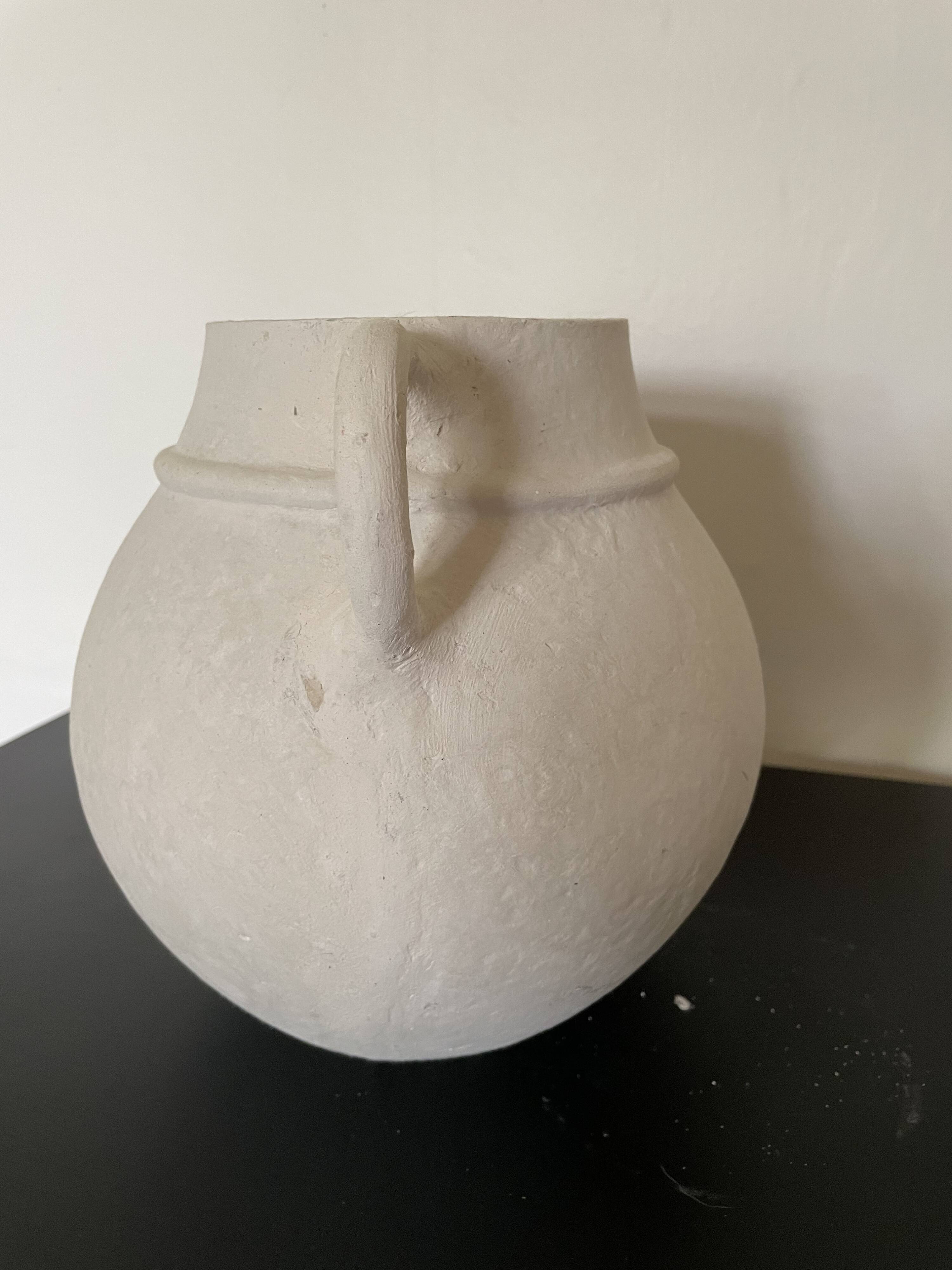Vase rond papier mâché H23 x L28