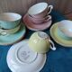 Colorful Trianon Céranord coffee service France