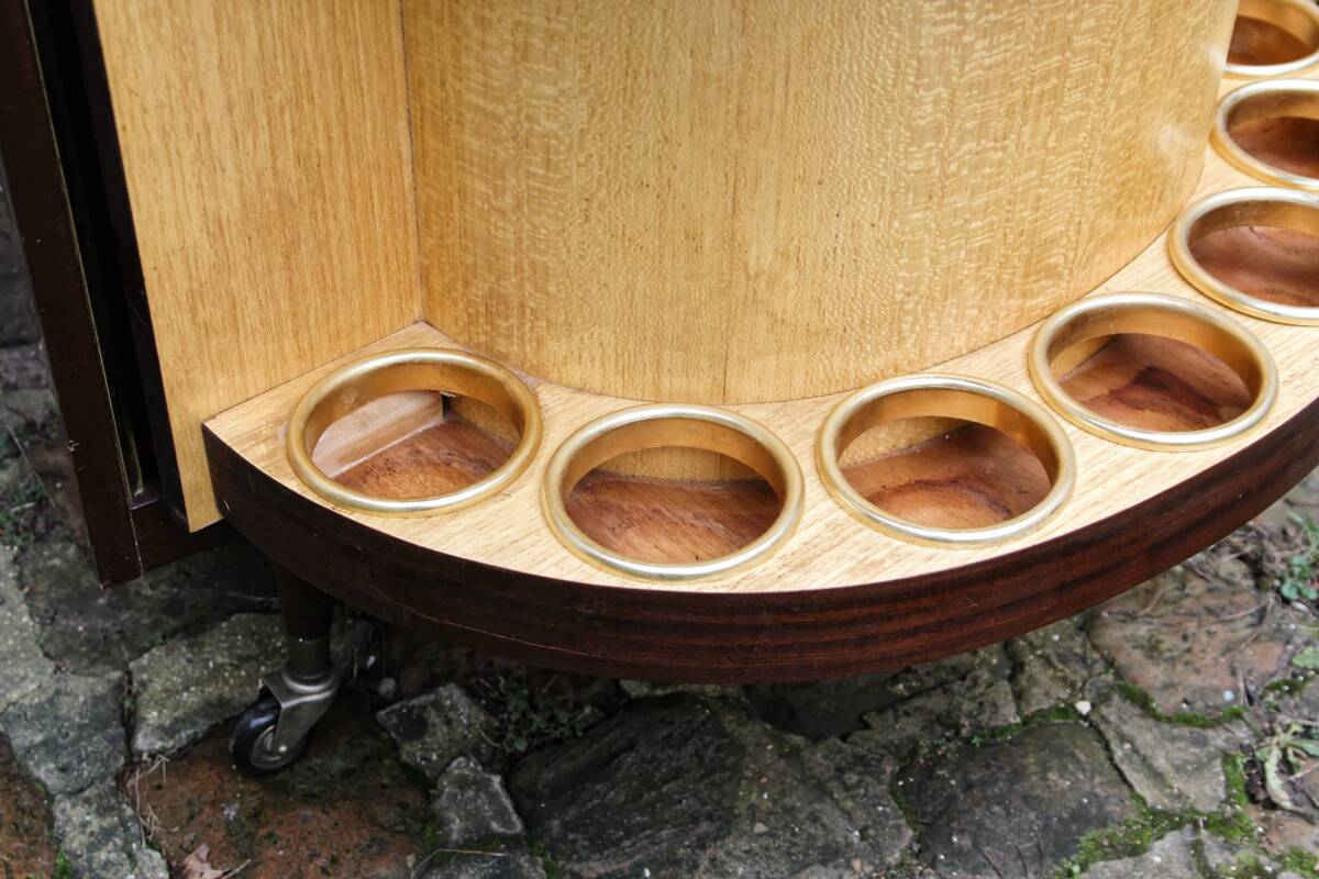 Swivel bar cabinet, 60s