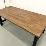 Modern solid oak dining table