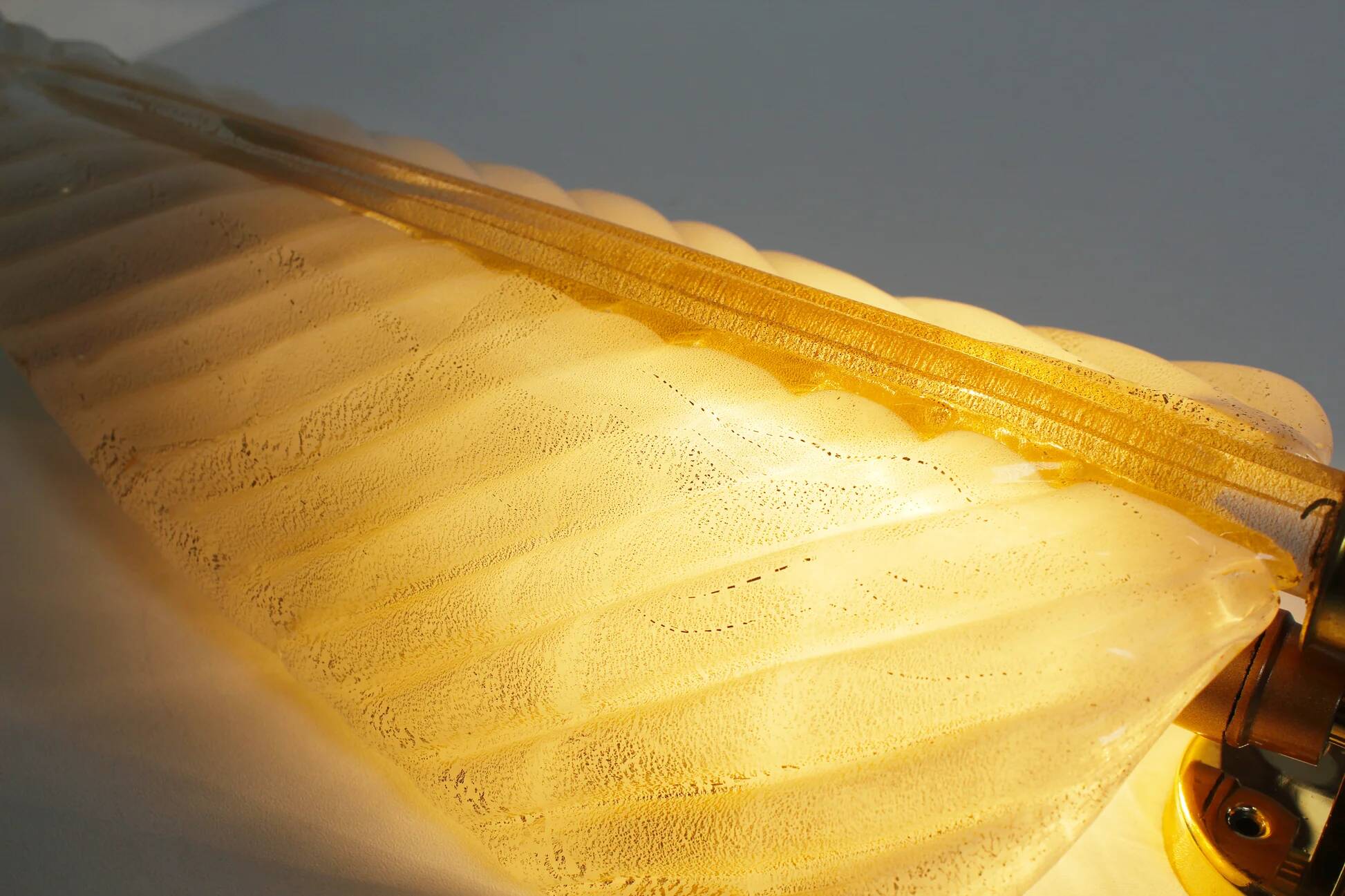 Rare set of 1960s Murano glass wall lamps by Barovier & Toso