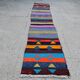 Vintage Turkish hallway rug 47x248 cm