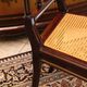 19th century mahogany office chair and Louis XVI-style bronze ornaments