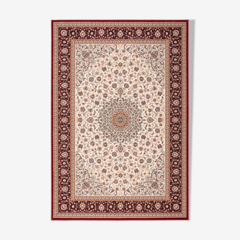 Red and black beige Persian carpet 160X230 cm