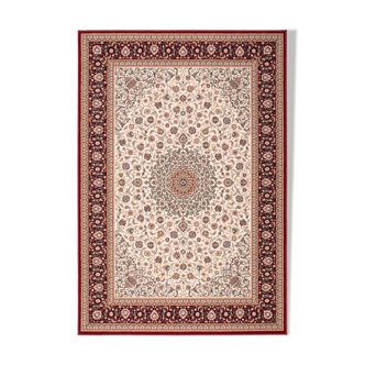 Tapis persan beige rouge et noir 160x230 cm