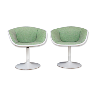 Rare pair of chairs F8800 of Pierre Paulin by Artifort