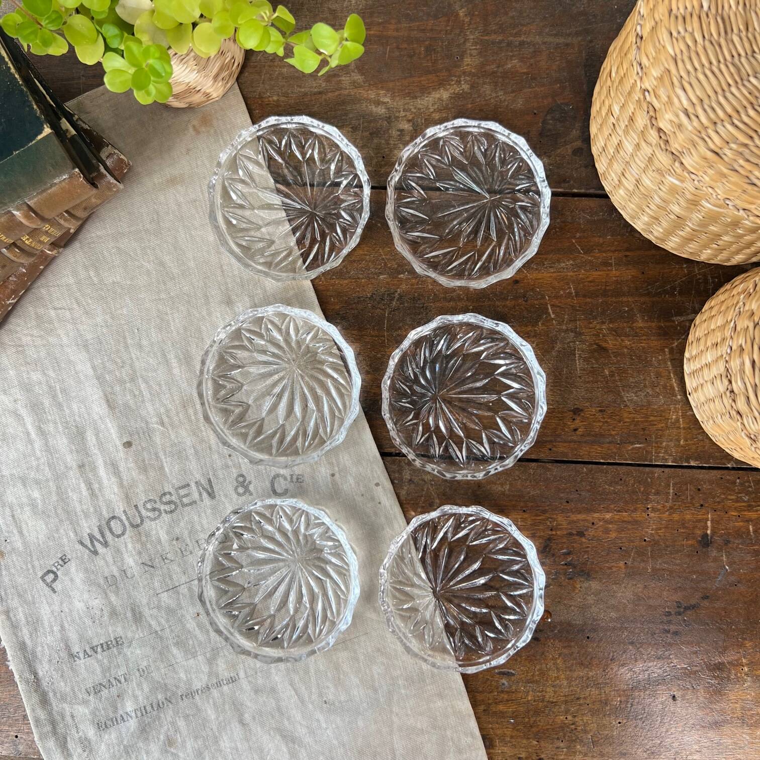 6 coasters with holder