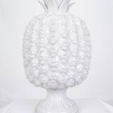 Large ceramic pineapple lamp, Italy, 1980s
