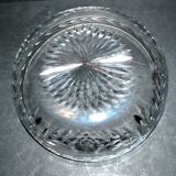 Saint louis crystal salad bowl, laurel garland model, 1930