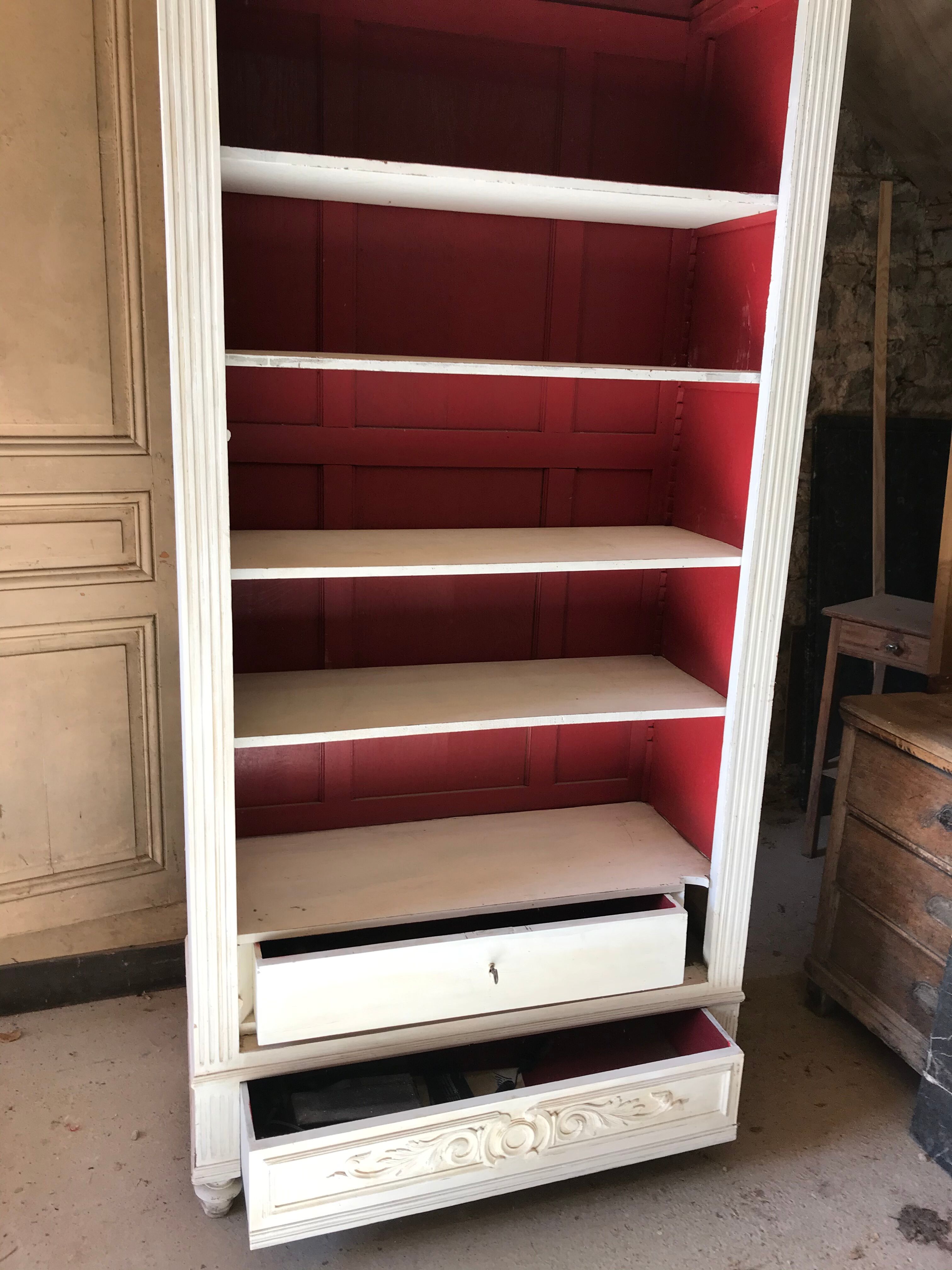 Painted Louis XV wardrobe