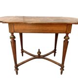 Napoleon III style desk table with 20th century inlaid top