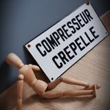 Enamelled plate compressor Crepelle