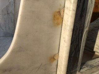 Marble tray bathroom furniture