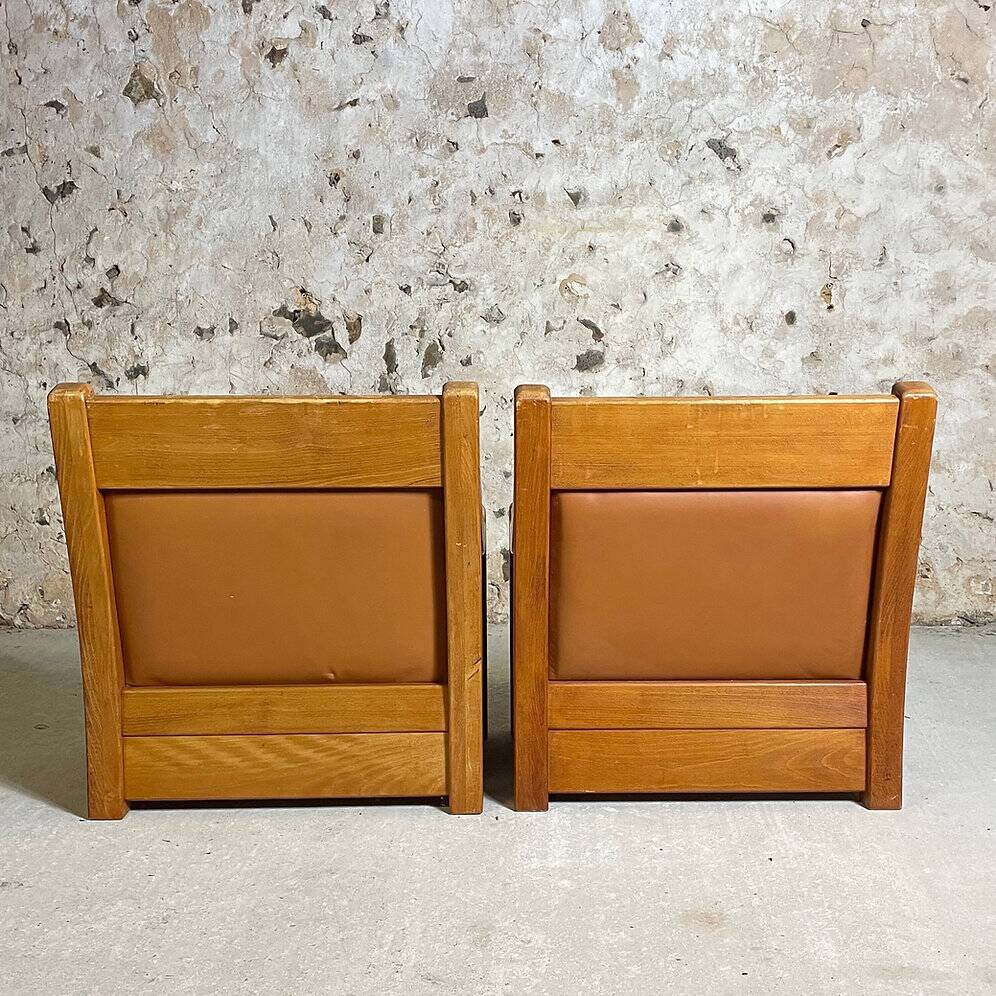 Brutalist armchairs