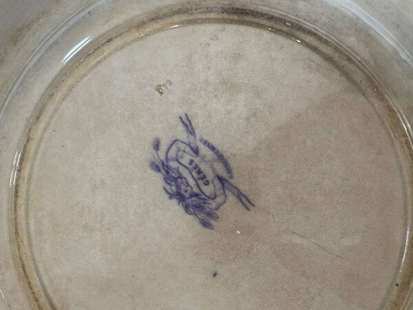 Grand plat de service Sarreguemines