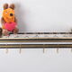 Wall coat rack Hollywood Regency style 1960s