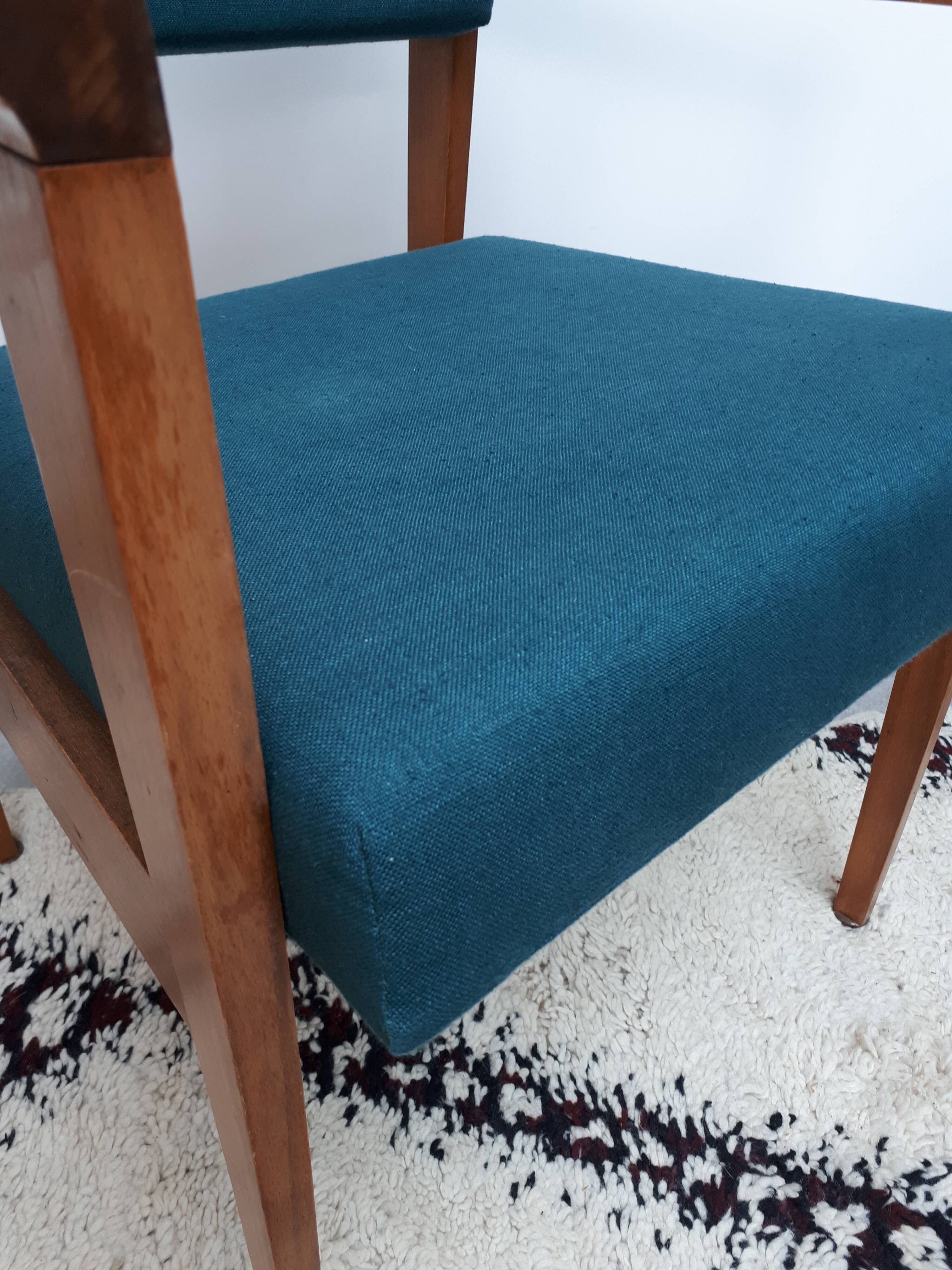 Revamped high armchair 60s