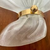 Vintage Murano shell wall lamp