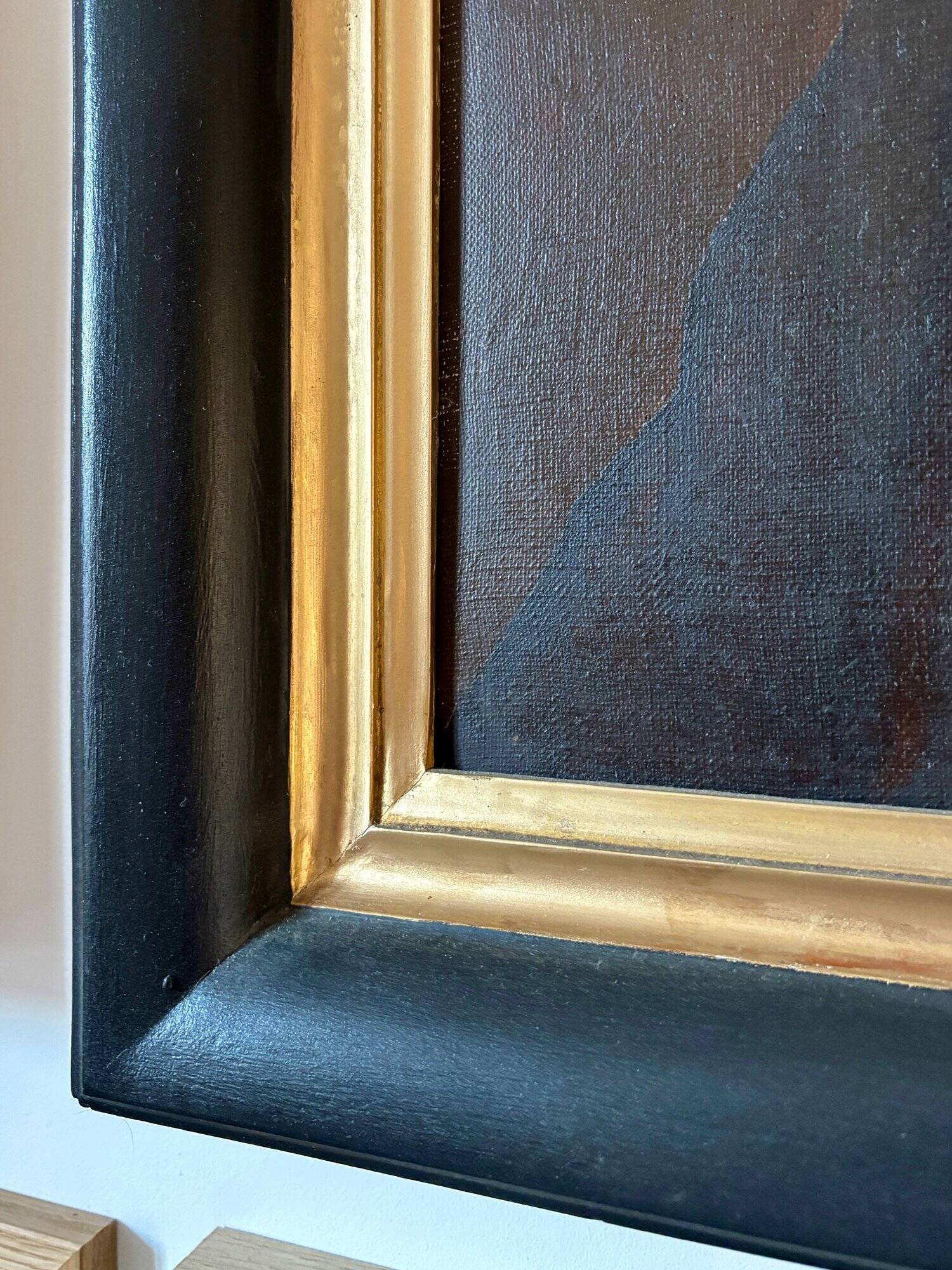 "Alphonse" - Portrait, oil painting on framed canvas - 1864, ☐ 76 x 65 cm