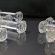 Lot of 10 Mid Century Val Saint Lambert Crystal Knife Rests
