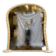 Large C19th Painted Overmantle Mirror